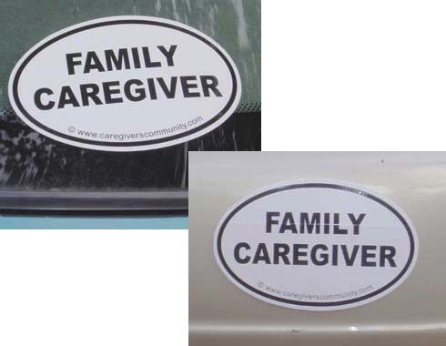 Family Caregiver Bumper Stickers