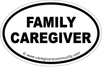 Family Caregiver Bumper Sticker